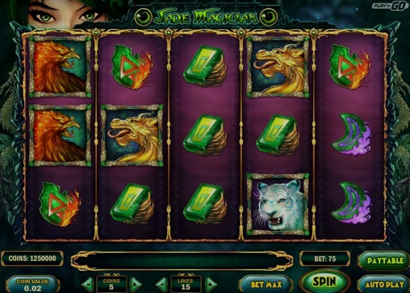 Играть Jade Magician от Playn Go в казино 1Win