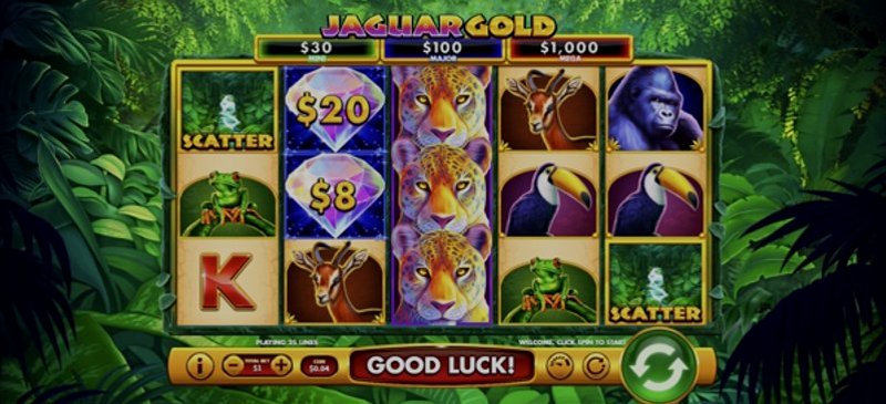 Играть Jaguar Gold от Skywind в казино 1Win