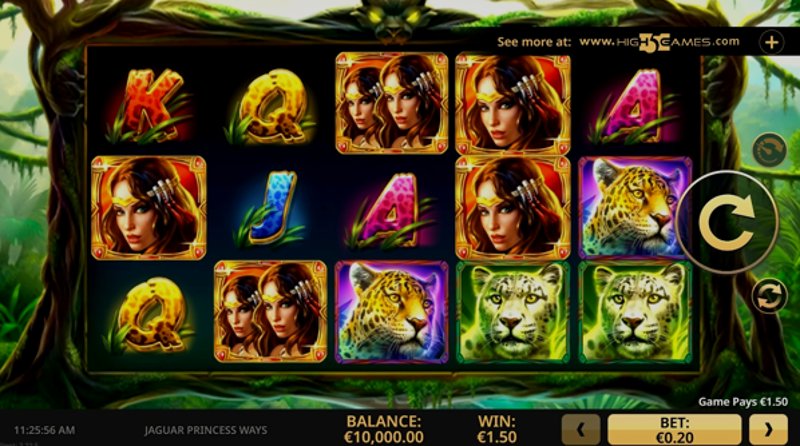 Играть Jaguar Princess Ways от High5 в казино 1Win