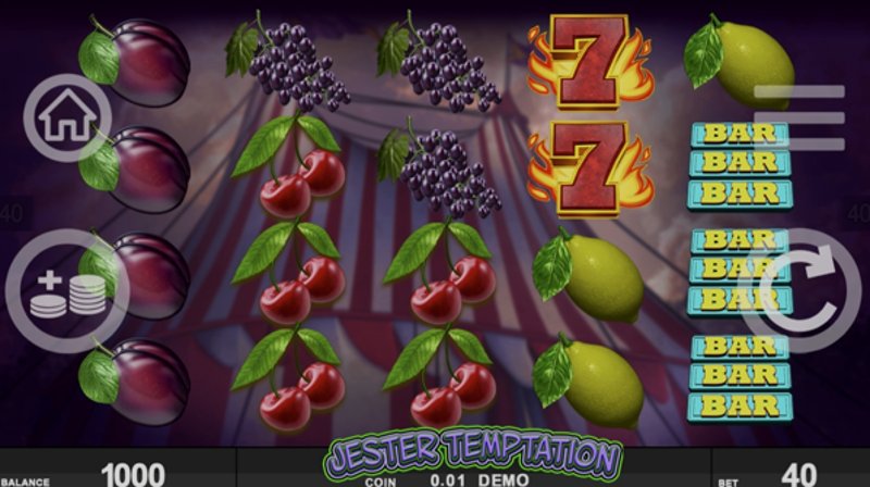 Играть Jester Temptation от Spinthon в казино 1Win