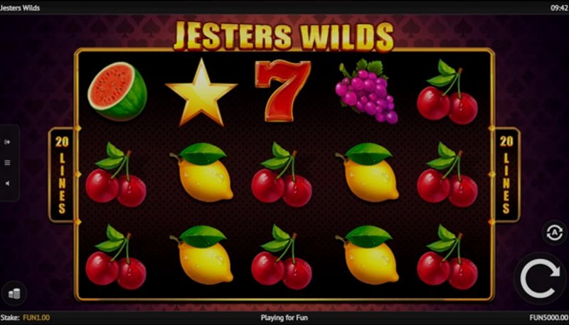 Играть Jesters Wilds от 1x2gaming в казино 1Win