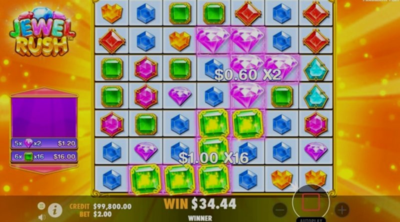 Играть Jewel Rush от Pragmatic в казино 1Win