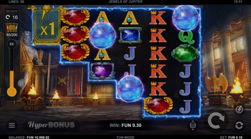 Играть Jewels of Jupiter от Kalamba в казино 1Win