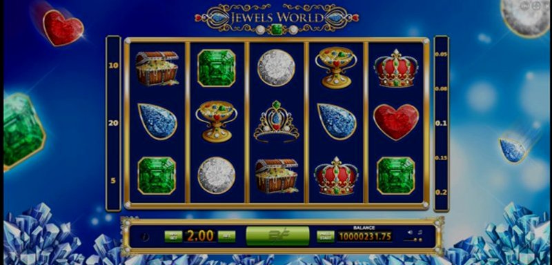 Играть Jewels World от Bf Games в казино 1Win