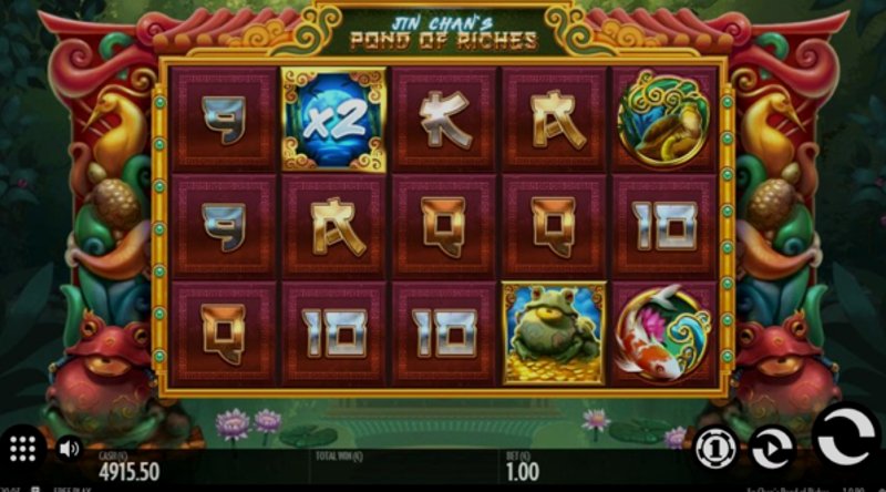Играть Jin Chan’s Pond of Riches от Thunderkick в казино 1Win