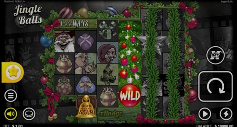 Играть Jingle Balls от No Limit City в казино 1Win
