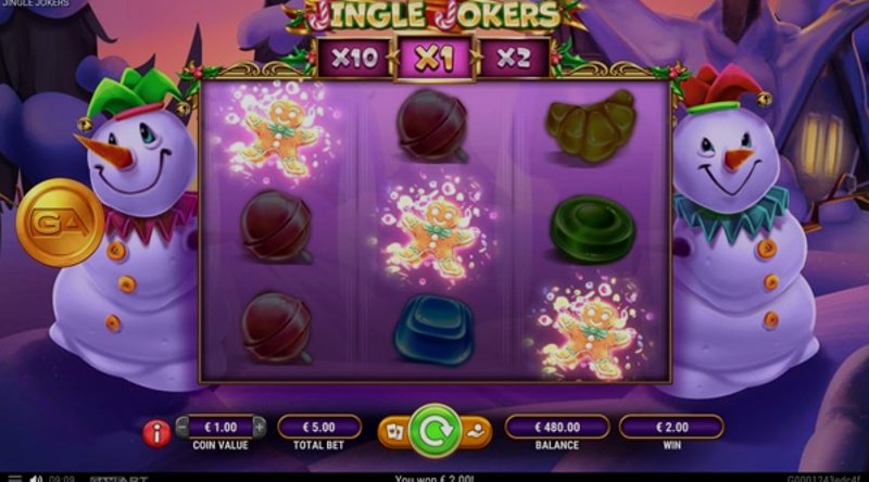 Играть Jingle Jokers от Gameart в казино 1Win