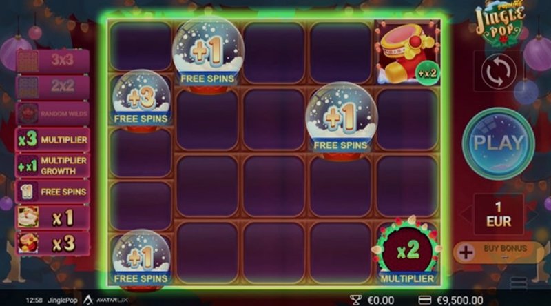 Играть JinglePop от Avatarux в казино 1Win