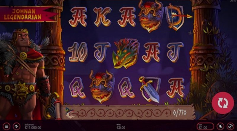 Играть Johnan Legendarian от Yggdrasil в казино 1Win