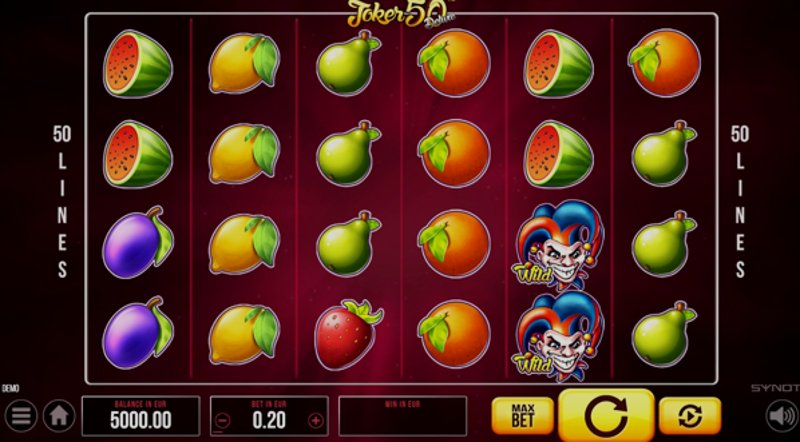 Играть Joker 50 DeLuxe от Synot в казино 1Win