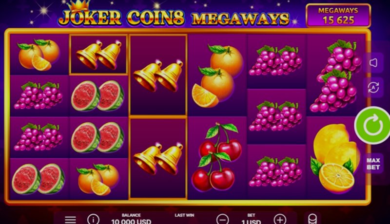 Играть Joker Coins Megaways от Onlyplay в казино 1Win