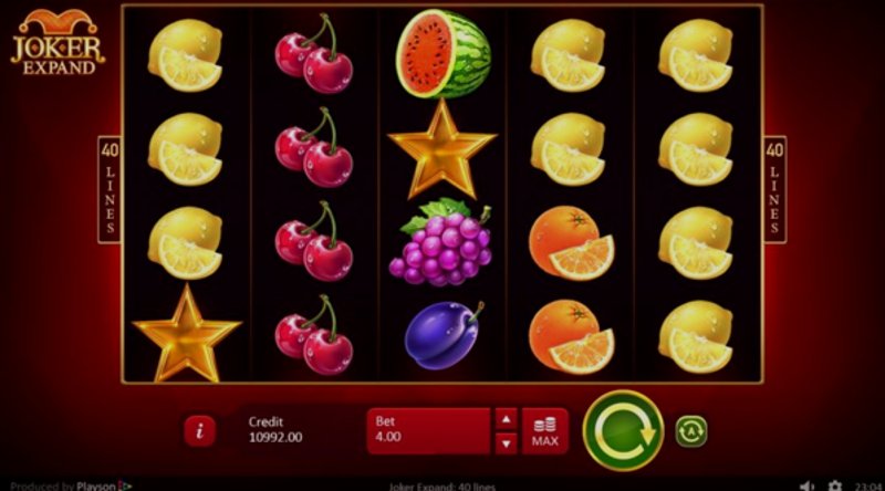 Играть Joker Expand: 40 lines от Playson в казино 1Win