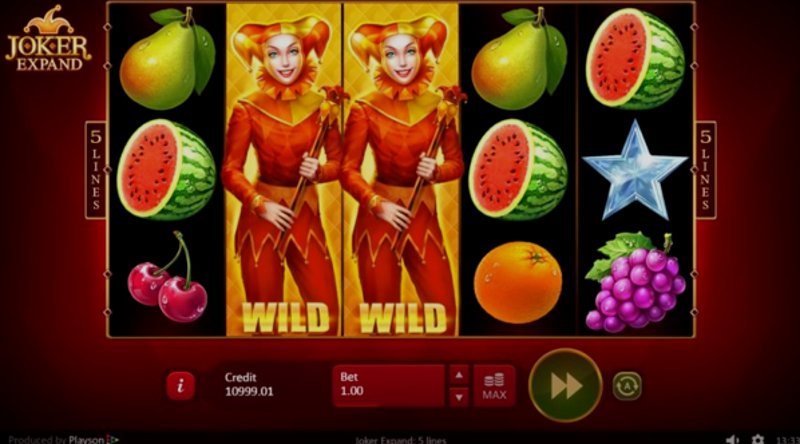 Играть Joker Expand: 5 lines от Playson в казино 1Win