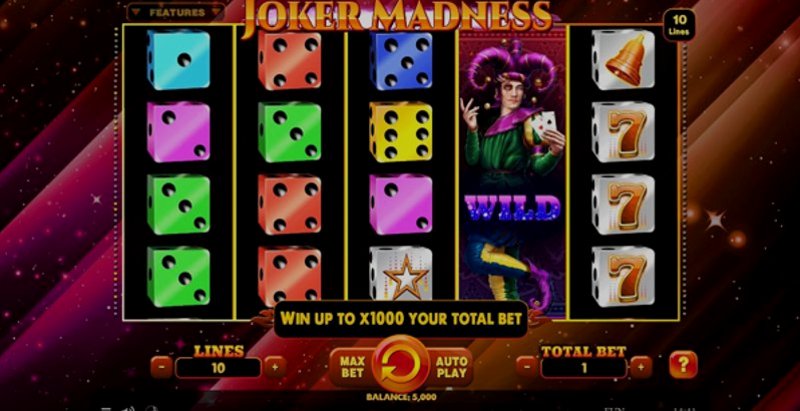 Играть Joker Madness от Eurasian Gaming в казино 1Win