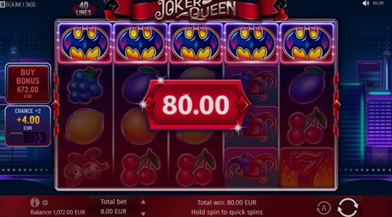 Играть Joker Queen от Bgaming в казино 1Win