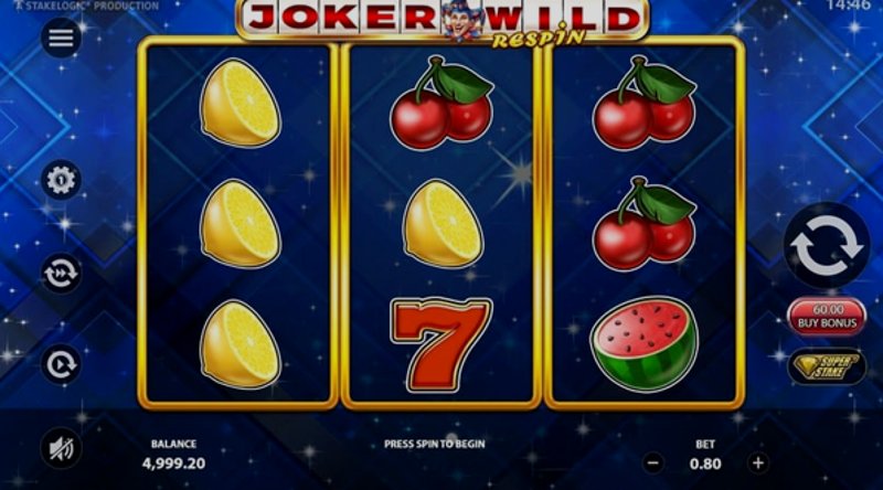 Играть Joker Wild Respin от Stakelogic в казино 1Win