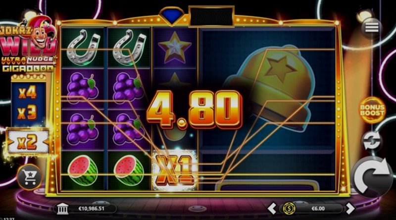 Играть Jokrz Wild UltraNudge Gigablox от Yggdrasil в казино 1Win