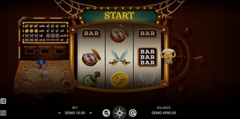 Играть Jolly Treasures от Evoplay в казино 1Win