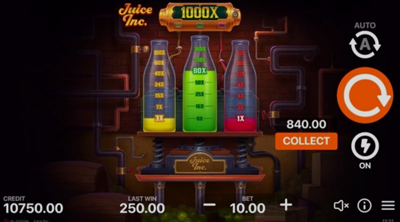 Играть Juice Inc. от Playson в казино 1Win