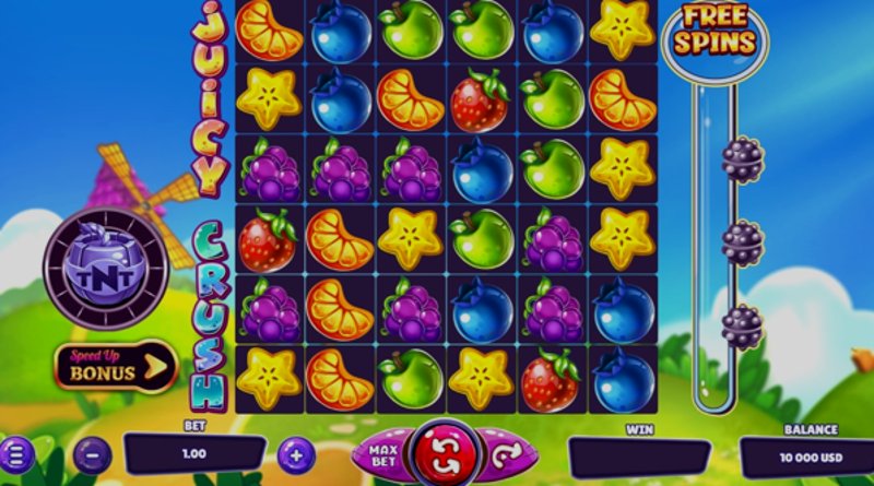 Играть Juicy Crush от Onlyplay в казино 1Win