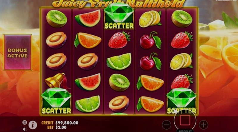 Играть Juicy Fruits Multihold от Pragmatic в казино 1Win