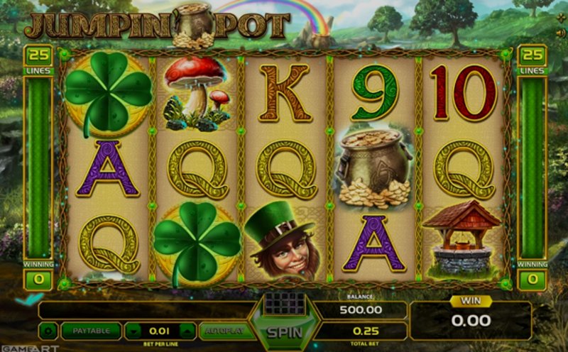 Играть Jumpin Pot от Gameart в казино 1Win