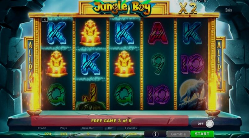 Играть Jungle Boy от 5 Men Gaming в казино 1Win