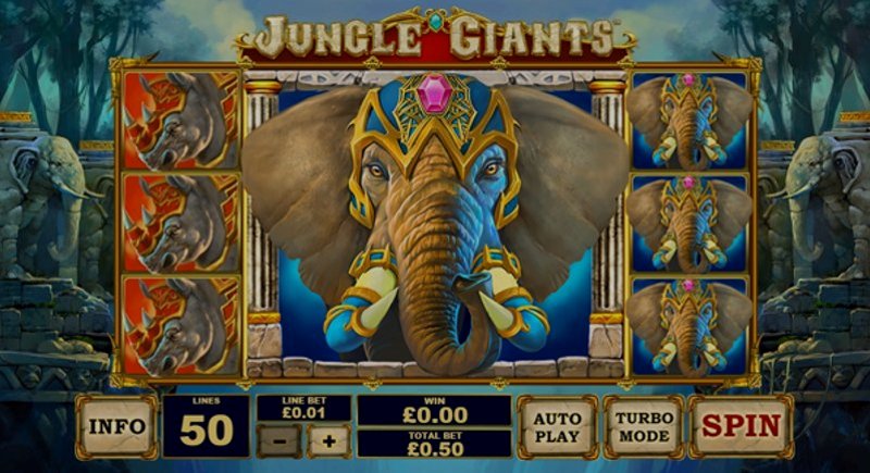 Играть Jungle Giants от Playtech в казино 1Win