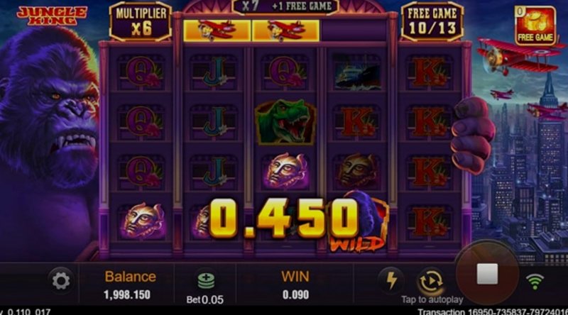 Играть Jungle King от Tadagaming в казино 1Win