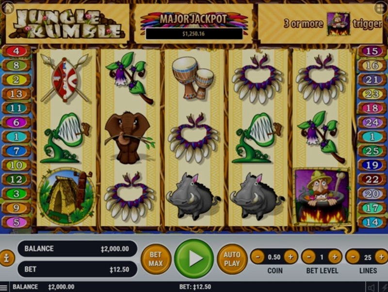 Играть Jungle Rumble от Habanero в казино 1Win