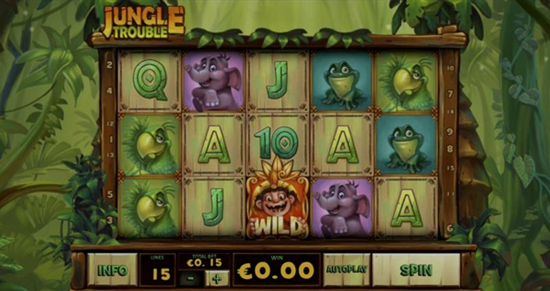 Играть Jungle Trouble от Playtech в казино 1Win