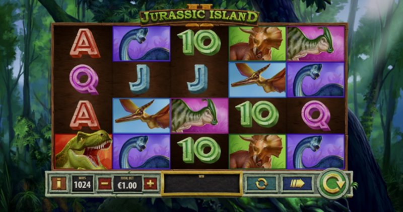 Играть Jurassic Island 2 от Playtech в казино 1Win