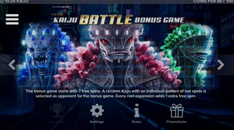 Играть Kaiju от Elk в казино 1Win