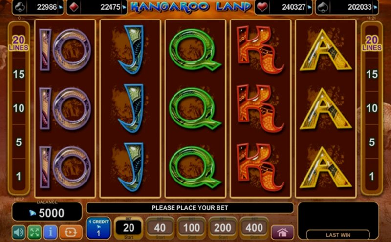 Играть Kangaroo Land от Amusnet Interactive в казино 1Win