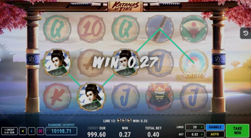 Играть Katanas of Time от Fazi в казино 1Win