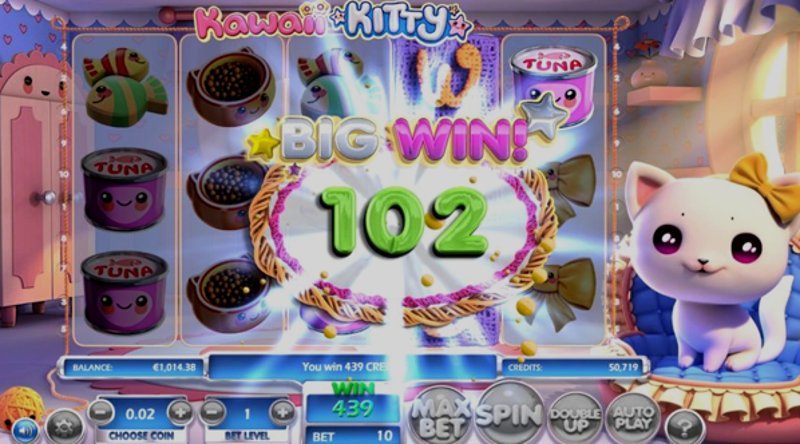 Играть Kawaii Kitty от Betsoft в казино 1Win