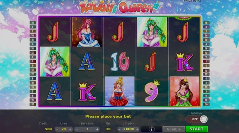 Играть Kawaii Queen от 5 Men Gaming в казино 1Win
