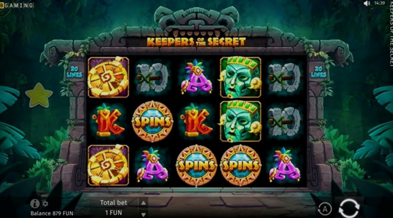 Играть Keepers Of The Secret от Bgaming в казино 1Win