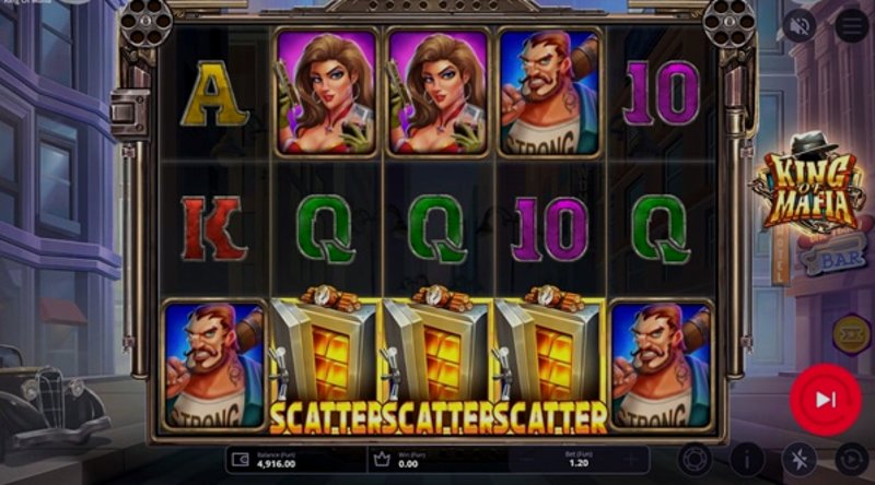 Играть King of Mafia от Onetouch в казино 1Win