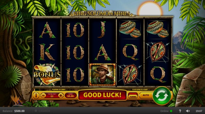 Играть King Solomon Mines от Skywind в казино 1Win