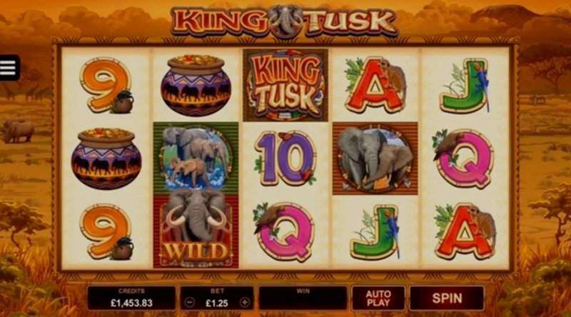 Играть King Tusk от Microgaming в казино 1Win
