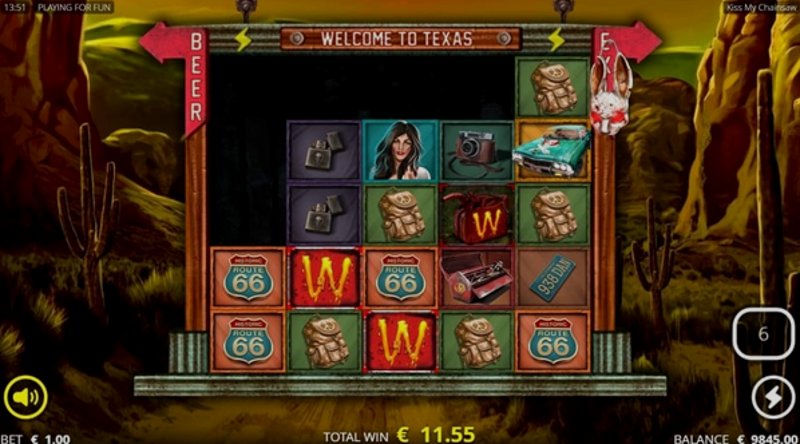 Играть Kiss My Chainsaw от No Limit City в казино 1Win