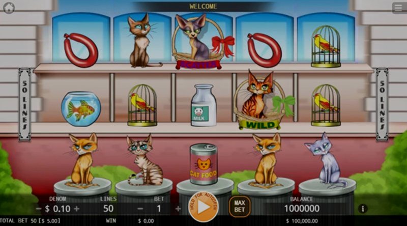 Играть Kitty Living от Kagaming в казино 1Win