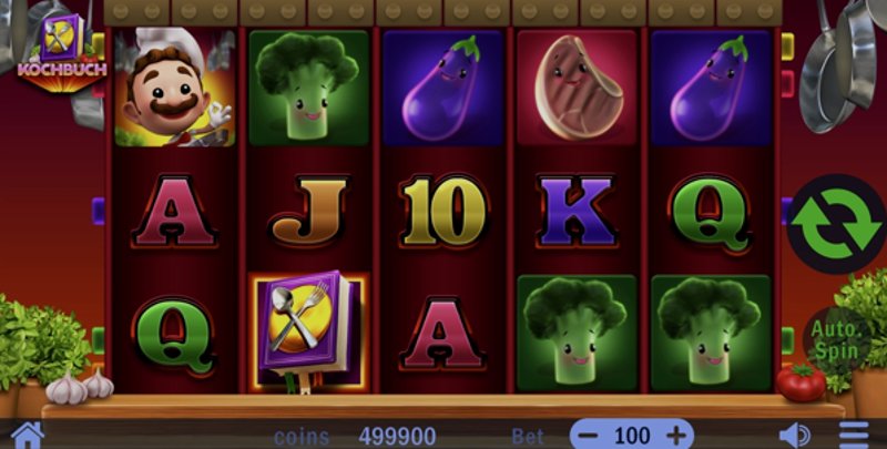 Играть Kochbuch от Swintt в казино 1Win