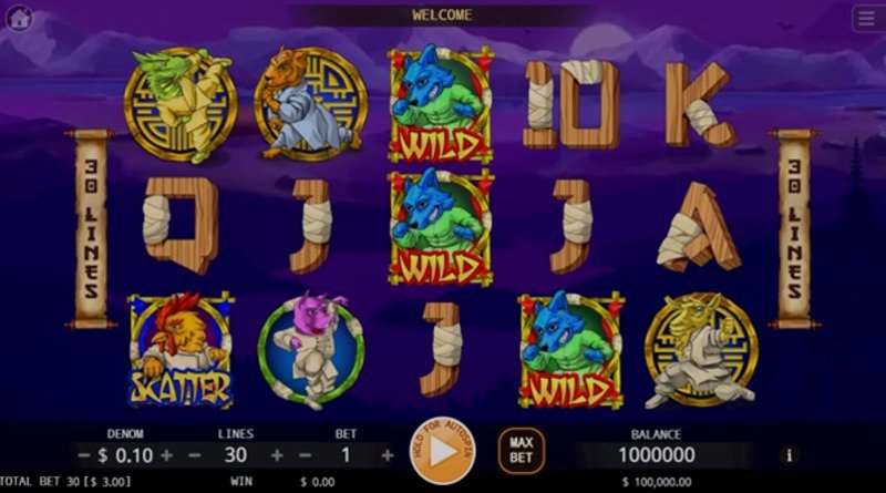 Играть KungFu Kash от Kagaming в казино 1Win