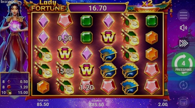 Играть Lady Fortune от 3 Oaks Gaming в казино 1Win