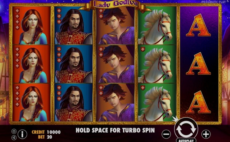 Играть Lady Godiva от Pragmatic в казино 1Win