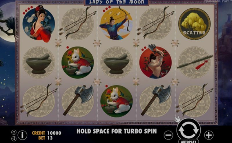 Играть Lady of the Moon от Pragmatic в казино 1Win