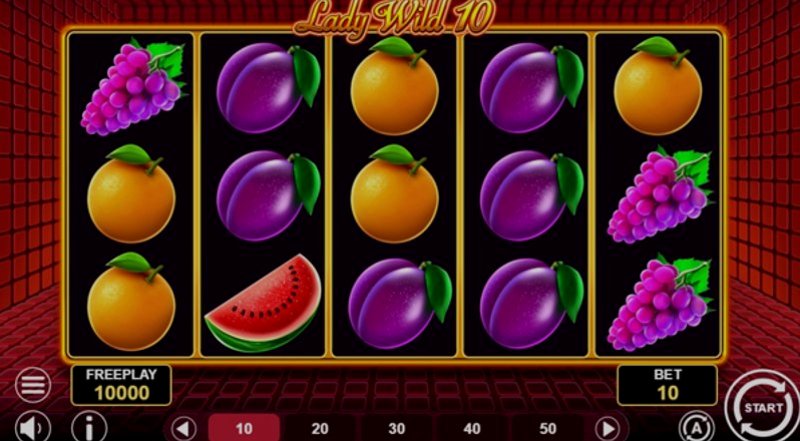 Играть Lady Wild 10 от 1spin4win в казино 1Win