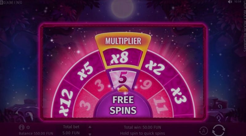 Играть Lady Wolf Moon Megaways от Bgaming в казино 1Win